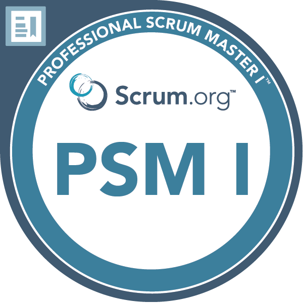 PSM I — Professional Scrum Master I 認證徽章